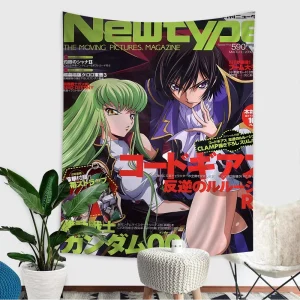 Code Geass Classic Japanese Anime Cartoon Tapestry For Living Room Home Dorm Decor INS Home Decor 1