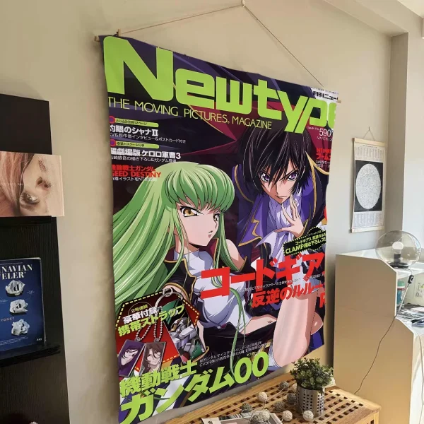 Code Geass Classic Japanese Anime Cartoon Tapestry For Living Room Home Dorm Decor INS Home Decor 3