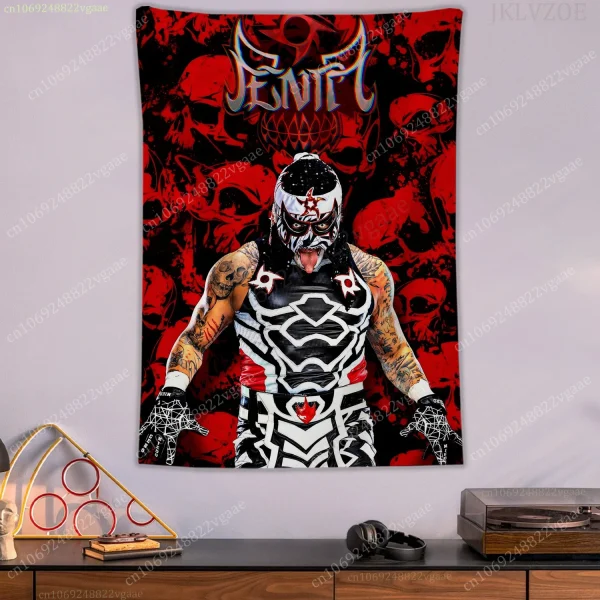 Penta Tapestry Posters Wall Tapestries For Bedroom Decoration Aesthetic Tapices Flag Wrestling Fans Boxing Flag 1