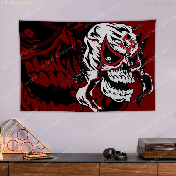 Penta Tapestry Posters Wall Tapestries For Bedroom Decoration Aesthetic Tapices Flag Wrestling Fans Boxing Flag 2