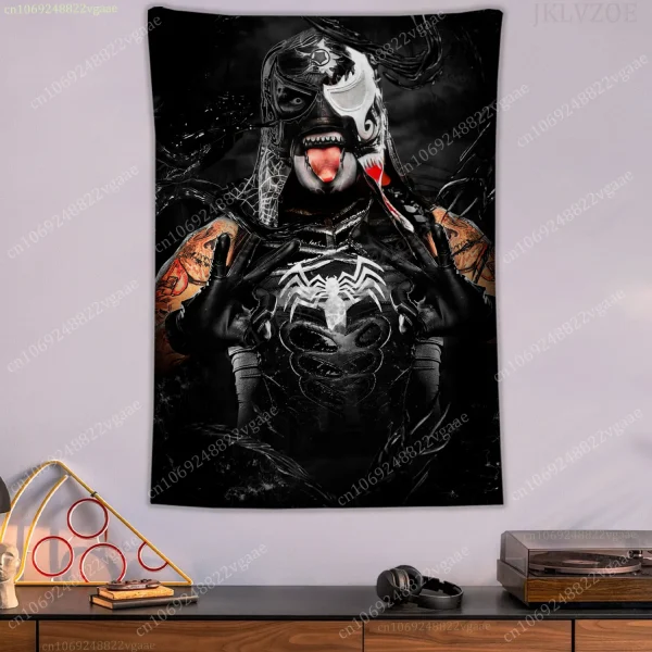 Penta Tapestry Posters Wall Tapestries For Bedroom Decoration Aesthetic Tapices Flag Wrestling Fans Boxing Flag 5