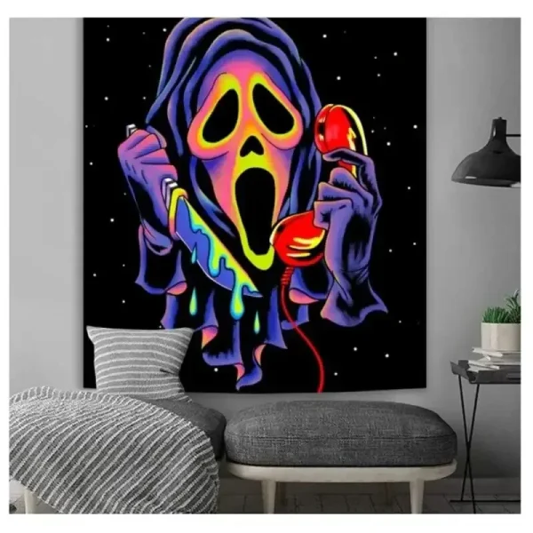 Gothic Tapestries Trend Tapestries Friends Special Gift Room Decoration Tapestries Personality Decorated Canvas Horror Decorated 2