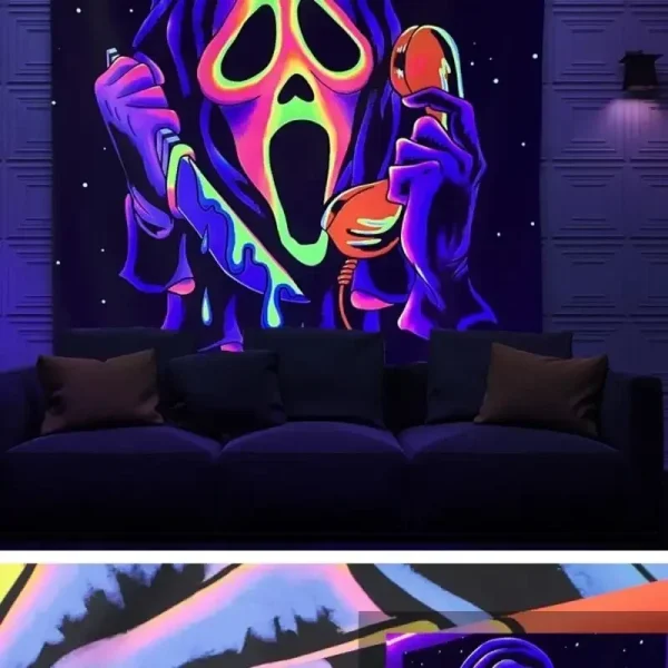 Gothic Tapestries Trend Tapestries Friends Special Gift Room Decoration Tapestries Personality Decorated Canvas Horror Decorated 6