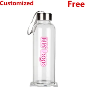 DIY Sports Water Bottles Portable 550ML Personalized Outdoor Safety Plastic Drinking Juice Cup Men Use For Gift Free Customized 1