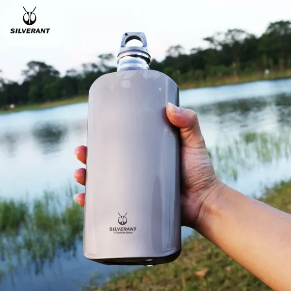 Pure Titanium Kettle Kettle Titanium Alloy Water Bottle Wine Bottle Outdoor Convenient Picnic Customized Wine Kettle 1