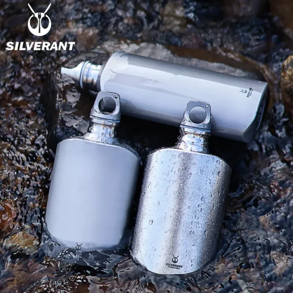 Pure Titanium Kettle Kettle Titanium Alloy Water Bottle Wine Bottle Outdoor Convenient Picnic Customized Wine Kettle 2