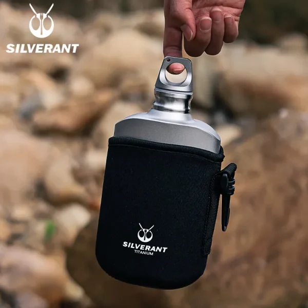 Pure Titanium Kettle Kettle Titanium Alloy Water Bottle Wine Bottle Outdoor Convenient Picnic Customized Wine Kettle 3