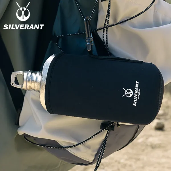 Pure Titanium Kettle Kettle Titanium Alloy Water Bottle Wine Bottle Outdoor Convenient Picnic Customized Wine Kettle 4
