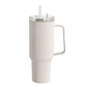Water Bottle with Handle and Straw 40 Oz Water Bottle Keeps Water Cold for Longer Stainless Steel Bottle Insulated Mug 1