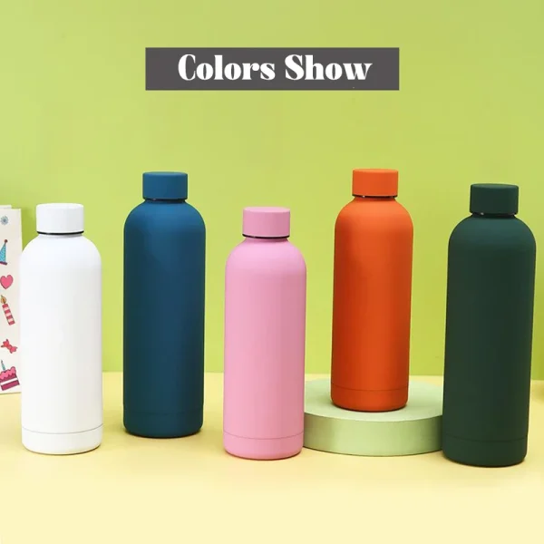Custom Logo Thermos Large Vacuum Flask Stainless Steel Portable Thermos Bottle Outdoor Sports Water Bottle Travel Mug 500/750ml 3