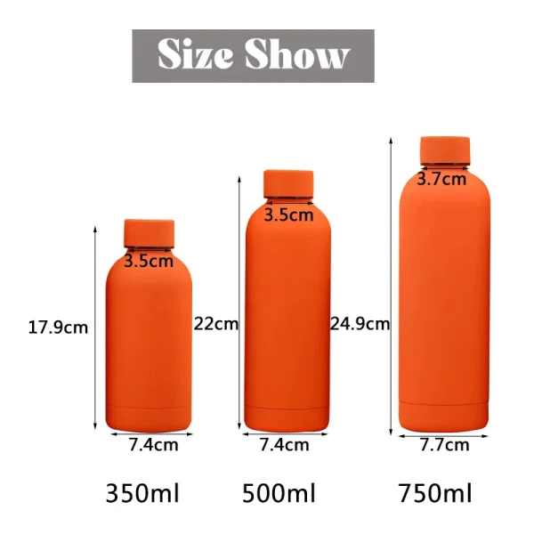 Custom Logo Thermos Large Vacuum Flask Stainless Steel Portable Thermos Bottle Outdoor Sports Water Bottle Travel Mug 500/750ml 5