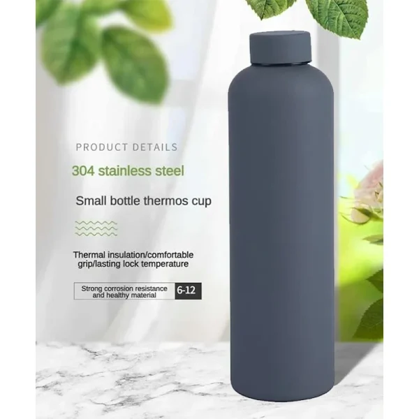 1000ML Double-Wall Stainless Steel Leak-proof Thermal Vacuum Flask Insulated Water Bottle Sports Coffee Straight Body Cup 2