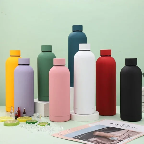 1000ML Double-Wall Stainless Steel Leak-proof Thermal Vacuum Flask Insulated Water Bottle Sports Coffee Straight Body Cup 6