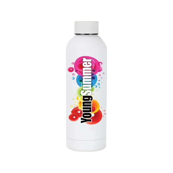 Newest Vacuum Water Bottles 500ML Safety 304 Stainless Steel Sports Leakproof Thermose Students Birth Gift Customized Logo DIY 5