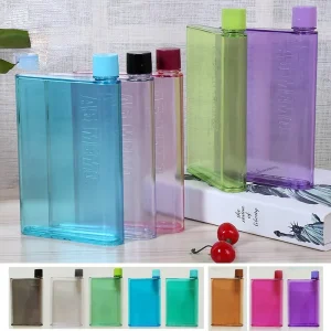 Paper Cup Bottle Flat Water Bottle Notebook Bottle ECO Friendly  Free Clear Portable Book Drink Water Bottle 1