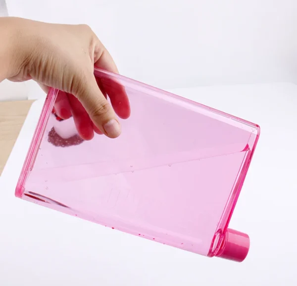 Paper Cup Bottle Flat Water Bottle Notebook Bottle ECO Friendly  Free Clear Portable Book Drink Water Bottle 3