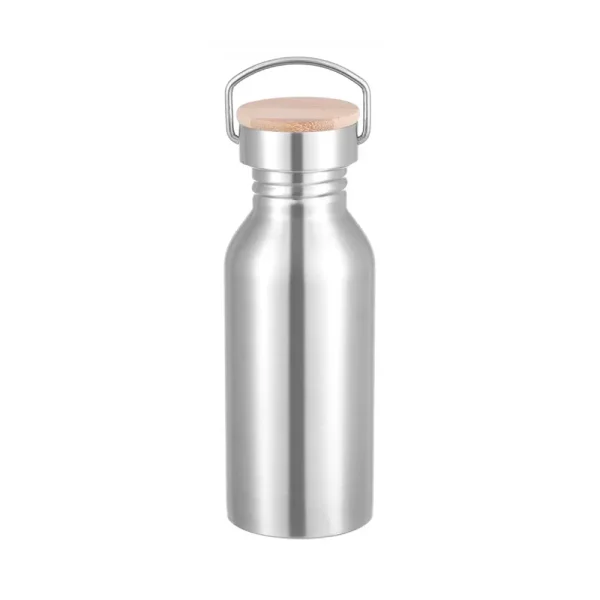 Stainless Steel  Sports Fitness Bicycle Water Bottle Leak-Proof Bottle Single Walled Insulated Metal Flask 3