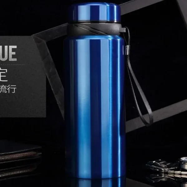 New Insulated Water Bottle Hot Cold Water Bottle Water Tea Coffee Vacuum  Insulated Bottle Stainless Steel Insulated Bottle 1L 5