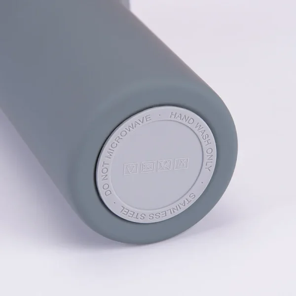 Insulated Water Bottle 500ml Custom Text/Logo - 304 Steel, 24H Cold, Office & Gym Essentials 4