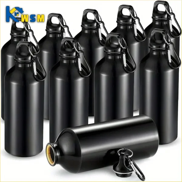 500/750mL Aluminum Outdoor Bike Sports Water Bottle Drinking Kettle Drinking Cup Leakproof Water Jug for Travel Running Camping 1