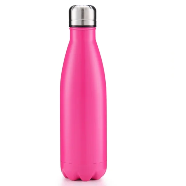 DIY Vacuum Water Bottles 500ML Safety 304 Stainless Steel Sport Coffee Cup Thermose Girls Boy Student Birth Gift Customized Logo 6