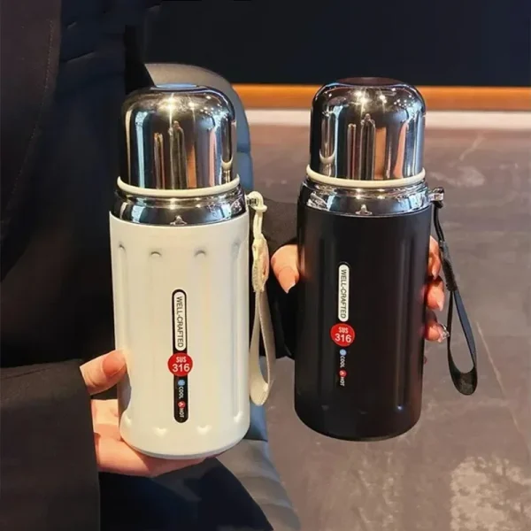 800ml Vacuum Flask Long Term Insulated Water Bottles Travel Thermal Cups For Hot And Cold Beverage Summer Winter Drinkware Gifts 2