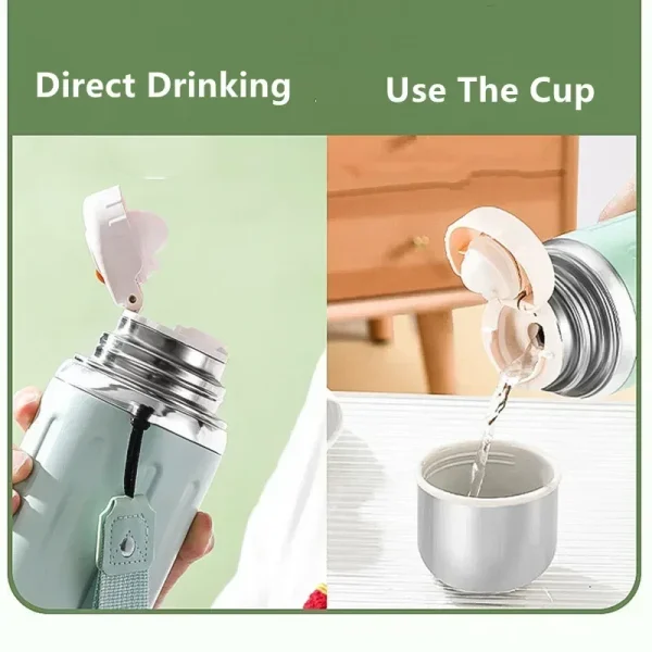800ml Vacuum Flask Long Term Insulated Water Bottles Travel Thermal Cups For Hot And Cold Beverage Summer Winter Drinkware Gifts 4