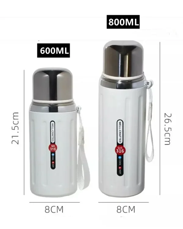 800ml Vacuum Flask Long Term Insulated Water Bottles Travel Thermal Cups For Hot And Cold Beverage Summer Winter Drinkware Gifts 5