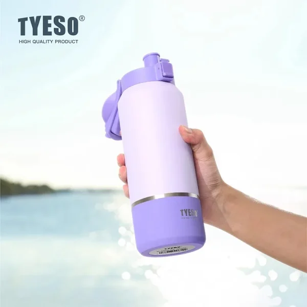 TYESO 2000ML Stainless Steel Thermo Bottle Portable 64oz Thermos Large Capacity Thermo Water Bottle Tyeso Tumbler Thermoses New 5