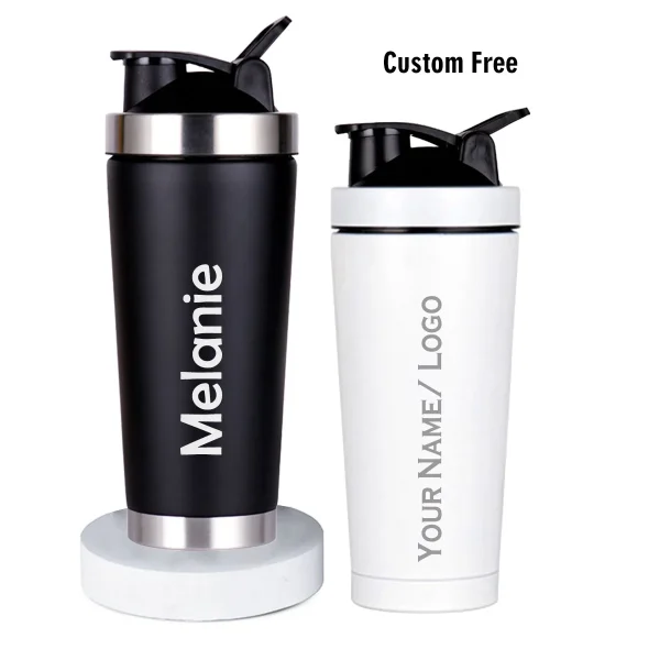 Personalized Water Bottles Custom Engraved with Name Customized Insulated Stainless Steel Shaker Bottle for Sport 1