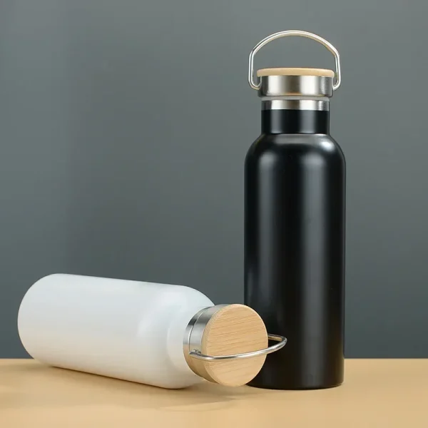 304 Stainless Steel Space Sports Kettle Large Mouth Cola Bottle, Thermos Cup Vacuum Flask Cycling Water Bottle 2