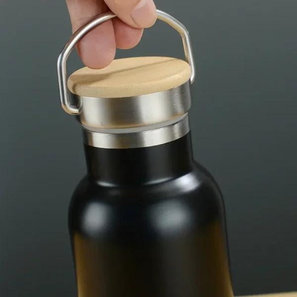 304 Stainless Steel Space Sports Kettle Large Mouth Cola Bottle, Thermos Cup Vacuum Flask Cycling Water Bottle 3
