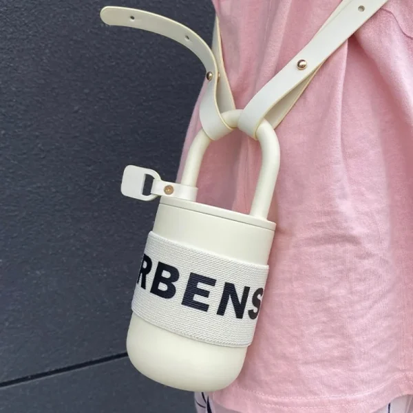 300ml 400ml Insulation Shaped Block Thremos Stainless Steel Vacuum Cup Shoulder Portable High Capacity Travel Water Bottle 3
