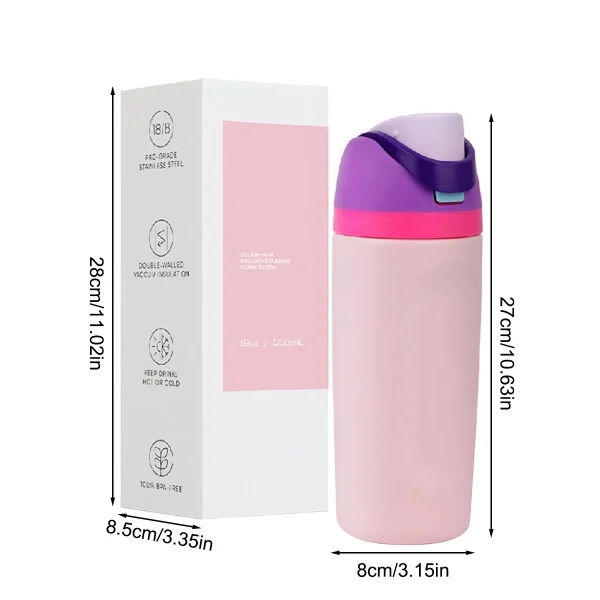 24OZ Stainless Steel Vacuum Double-Layer Insulated Sports Water Bottle Perfect Companion for Outdoor Sport Adventure 6
