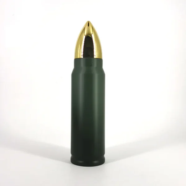 500ml Bullet Shape Insulated Drink Kids Reusable Customize Stainless Steel Thermos Flask Drinkware Water Bottle Double-Wall 3