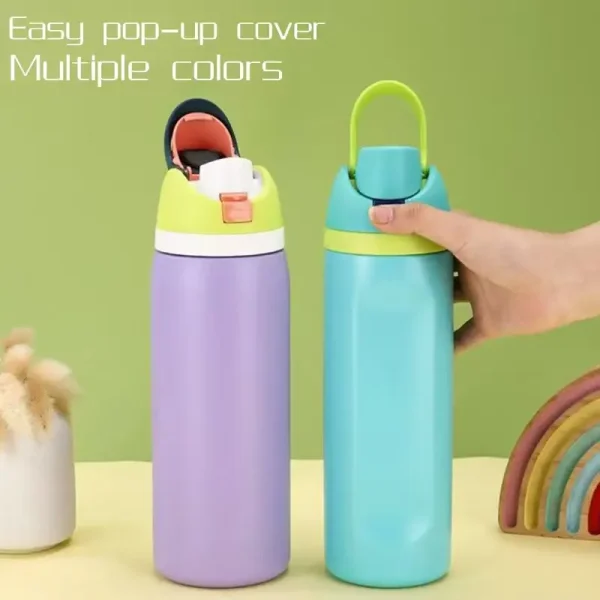 32OZ Thermal Water Bottle Large Capacity With Straw Stainless Steel Thermos Bottle Cold and Hot Water Bottle Sport Thermos Cup 5