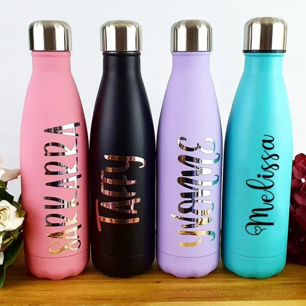 304 Stainless Steel Cola Bottle - Double-Wall Vacuum Insulated Sports Water Bottle Cola Cup Custom Print (Images/Logos/Text) 4