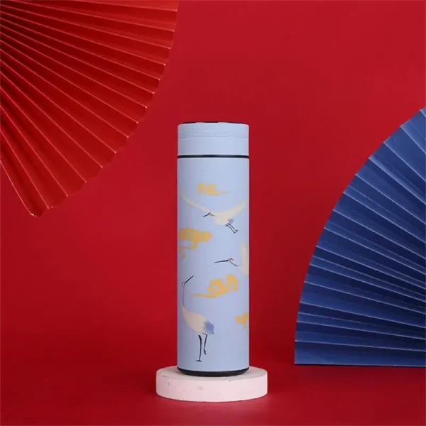 Smart Mug Tea Water Separation Classical Style Easy To Use Safety Thermos Cup Stainless Steel Thermos Bottle Intelligent Mug 2