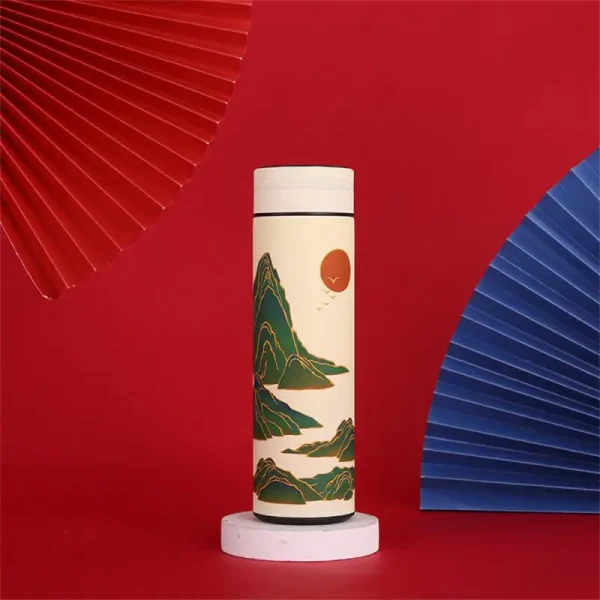 Smart Mug Tea Water Separation Classical Style Easy To Use Safety Thermos Cup Stainless Steel Thermos Bottle Intelligent Mug 4