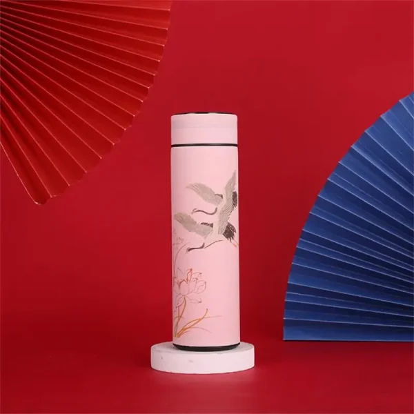 Smart Mug Tea Water Separation Classical Style Easy To Use Safety Thermos Cup Stainless Steel Thermos Bottle Intelligent Mug 5