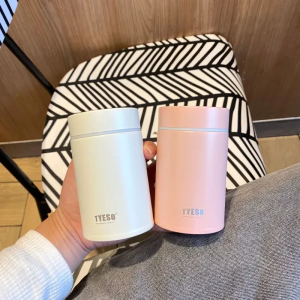 200/260ml Portable Insulation Cups Stainless Steel Students Office Thermal Water Bottle Mini Pocket Insulated Lunch Box Gift 2
