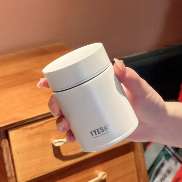 200/260ml Portable Insulation Cups Stainless Steel Students Office Thermal Water Bottle Mini Pocket Insulated Lunch Box Gift 5