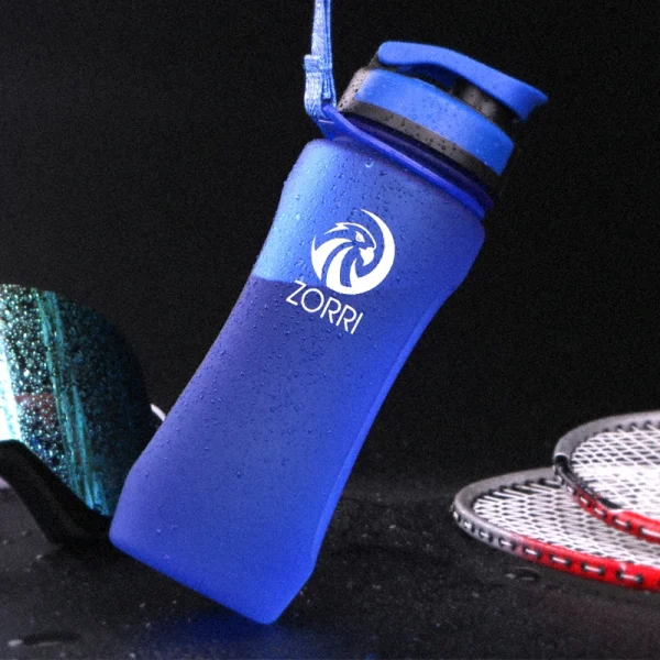 ZORRI Sport Water Bottles BPA Free Portable Gym Anti-fall Leak-proof Large Capacity Fitness Tritan Plastic Bottle Fast Shipping 5