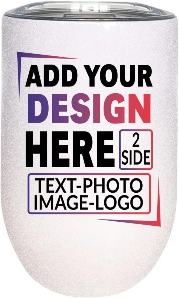 Customized logo 12OZ Wholesale Price Swig Wine Cups Insulated Thermos Coffee Mug Vacuum Thermos Cup Coffee Tumbler Egg Shape 1