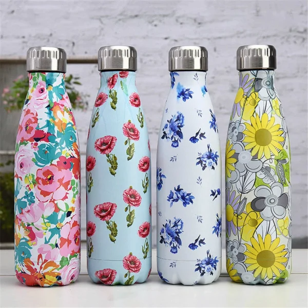 Custom Logo Stainless Steel Bottle for Water Thermos Vacuum Insulated Cup Double-Wall Travel Drinkware Sports Flask 3