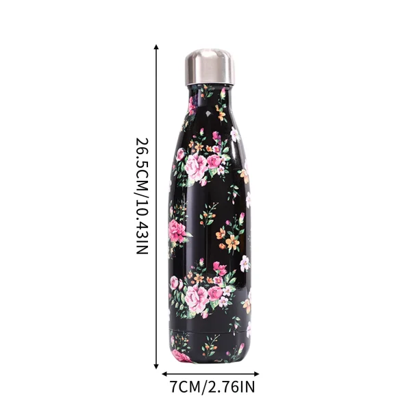 500ml Stainless Steel Small Mouth Insulated Cup Portable Outdoor Sports Water Bottle 6