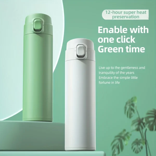 Xiaomi 16 oz Thermos Cup 304 Durable Stainless Steel Bottle for Hot and Cold Drinks Car Office Camping Travel Mug Birthday Gift 2