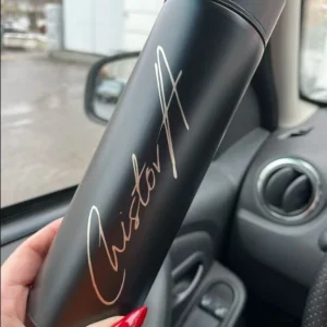 custom name Intelligent Temperature LED Touch Display Temperature Water Cup Portable Couple Cup Creative Business Gift LOGO 1