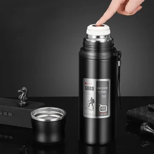 600/800/1000ml Hot Cold Thermos Tumbler Stainless Steel Coffee Cup Water Bottle Portable Travel Sports Kettle Vacuum Flasks 1