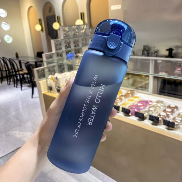 780ml Plastic Water Bottle for Drinking Portable Sport Tea Coffee Cup Kitchen Tools Kids Water Bottle for School Transparent 3